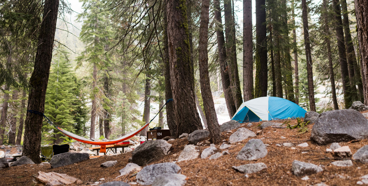 Beach Camping With Fire Pits